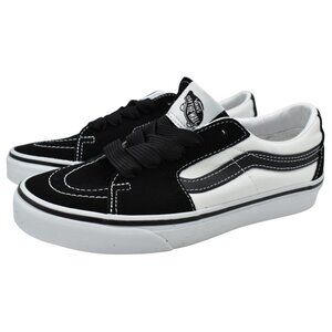 Vans Womens Size 7 SK8 Low Black White Lace Up Casual Sneakers Shoes